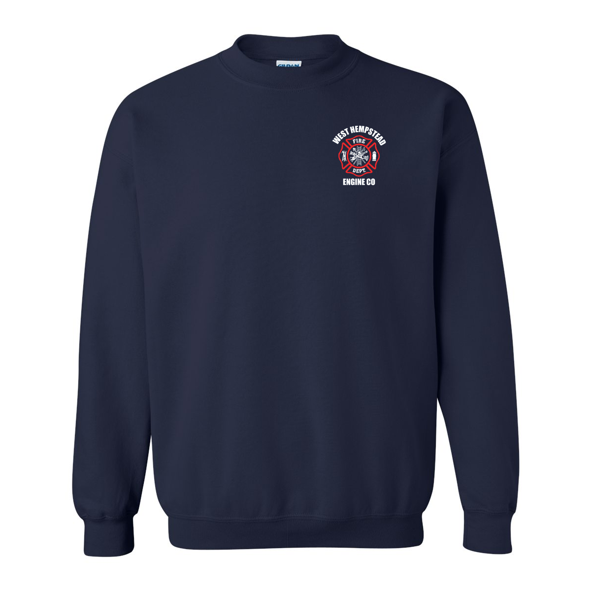 Flag Maltese Axe, Firefighter Crewneck