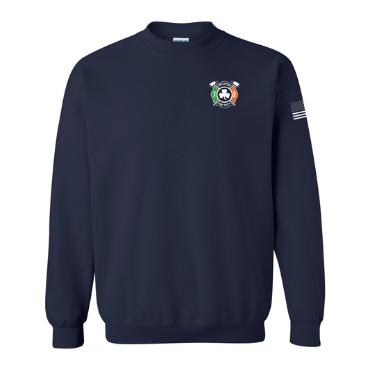 Irish Flag Maltese Design, Firefighter Crewneck