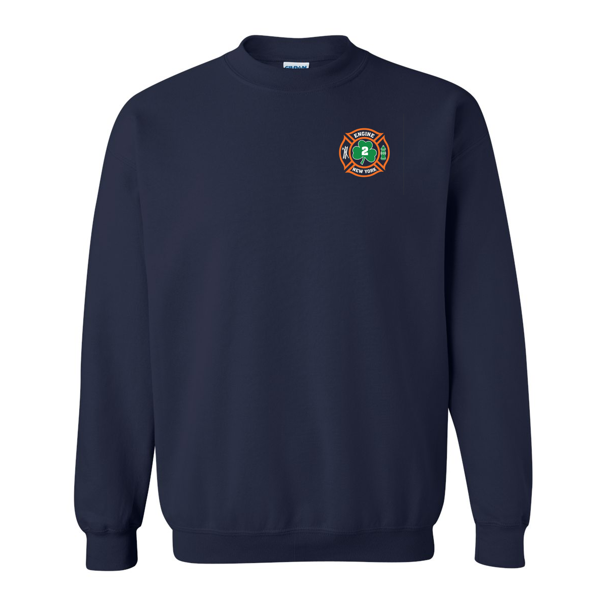 Irish Flag with Slogan Design, Firefighter Crewneck