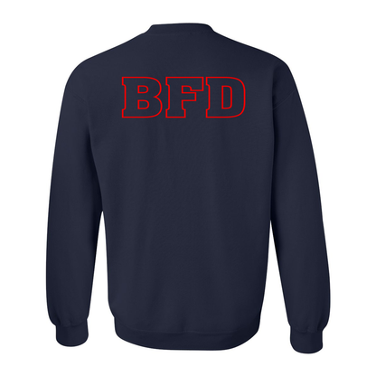 Maltese Cross Design, Firefighter Crewneck