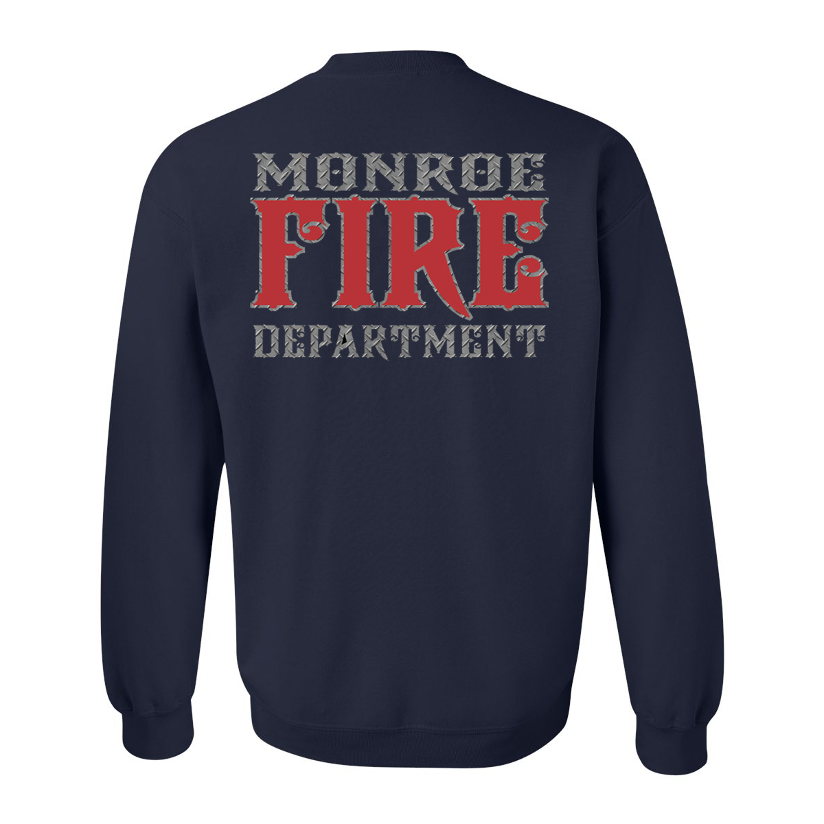 Traditional Diamond Plate Firefighter Crewneck
