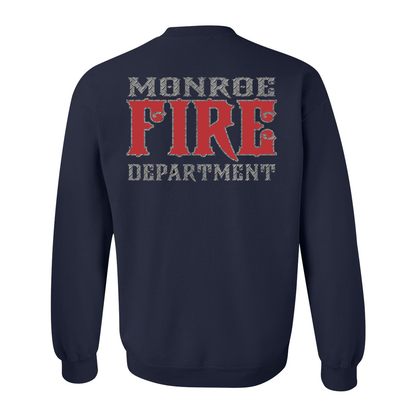 Traditional Diamond Plate Firefighter Crewneck