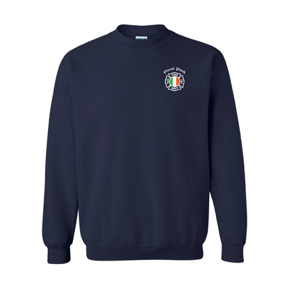 Irish Flag Axe Design, Firefighter Crewneck
