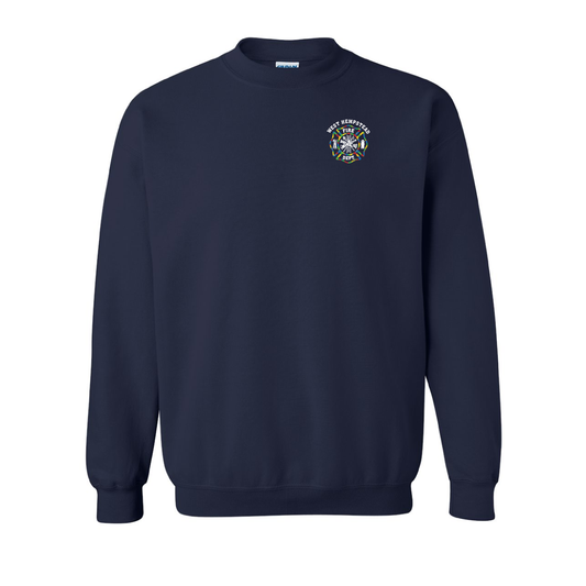 Puzzle Axe Design, Firefighter Crewneck