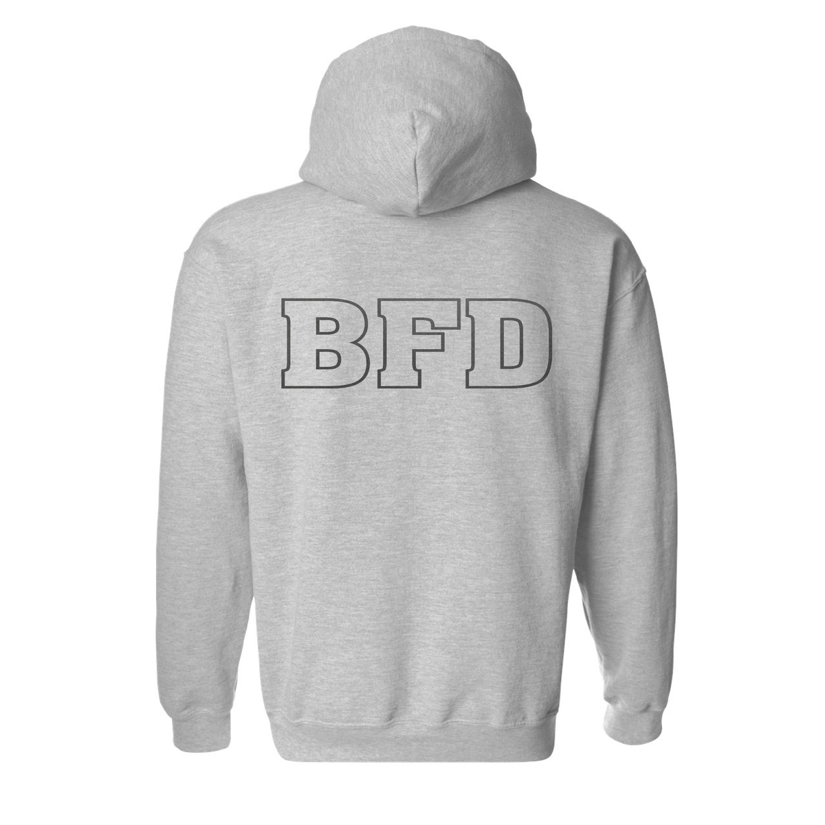 Black Reflective Maltese Cross Design, Firefighter Hoodie