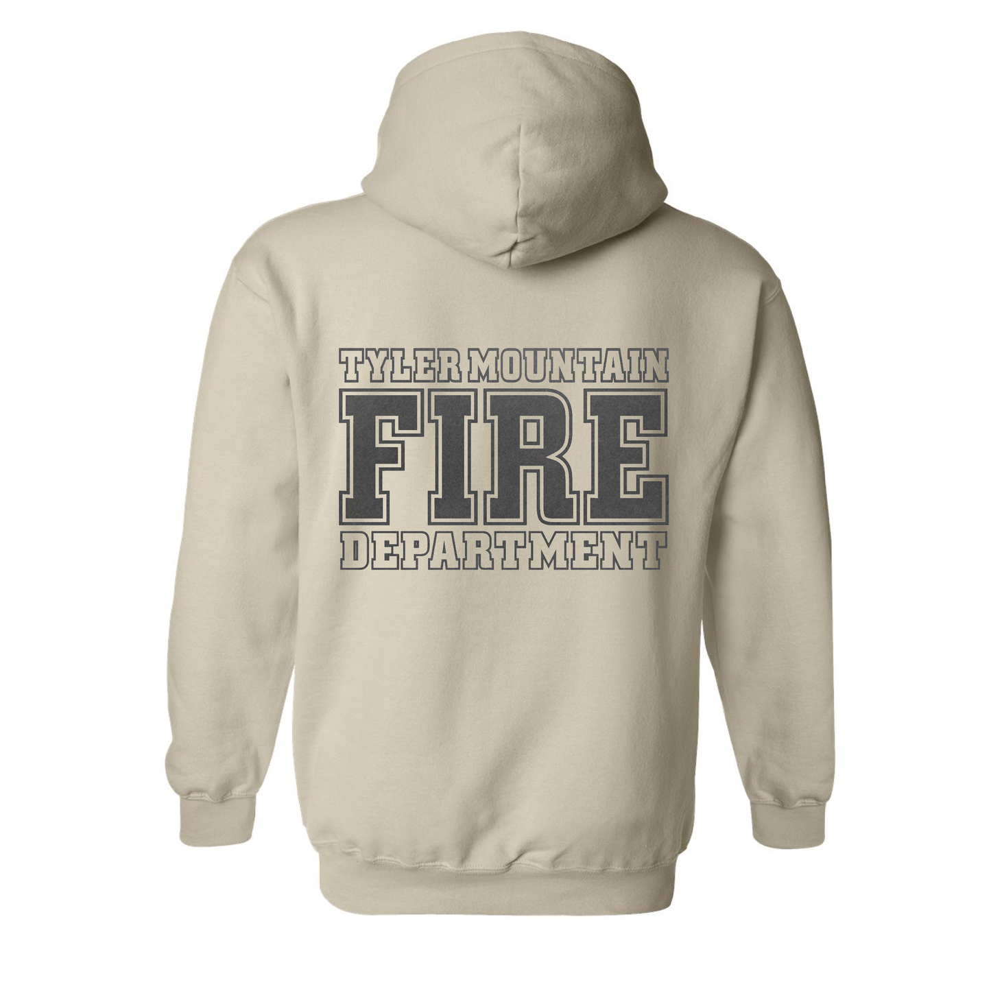 Black Reflective Maltese Cross Block Design, Firefighter Hoodie