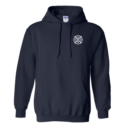 Block Out Flag Design, Firefighter Hoodie