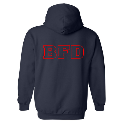 Maltese Cross Design, Firefighter Hoodie
