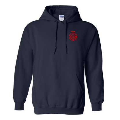 Maltese Cross Design, Firefighter Hoodie