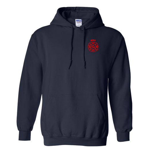 Maltese Cross Design, Firefighter Hoodie