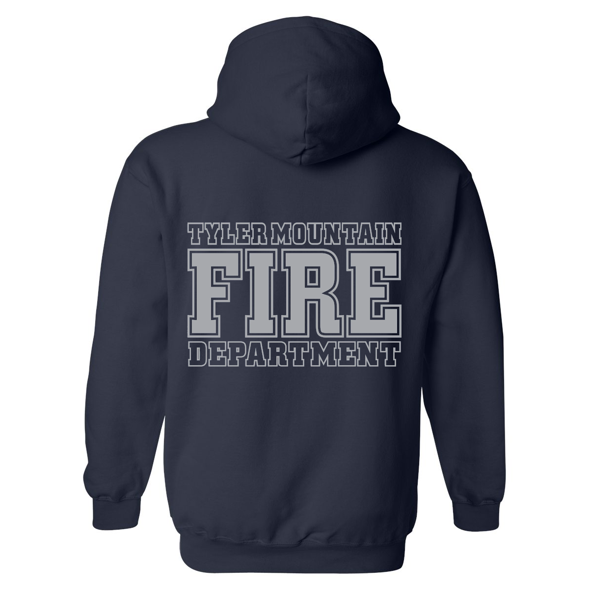 Reflective Maltese Cross Block Design, Firefighter Hoodie
