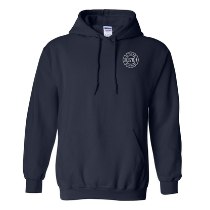 Reflective Maltese Cross Block Design, Firefighter Hoodie