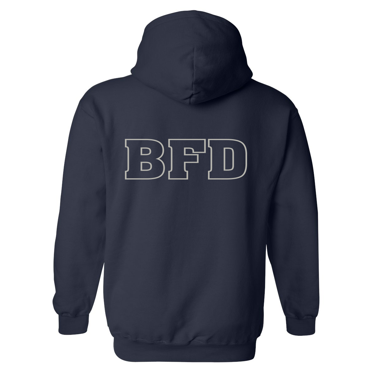 Reflective Maltese Cross Design, Firefighter Hoodie