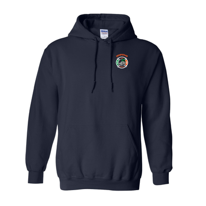 Irish Bulldog Maltese Design, Firefighter Hoodie