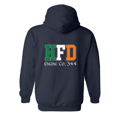 Irish Shield Design, Firefighter Hoodie