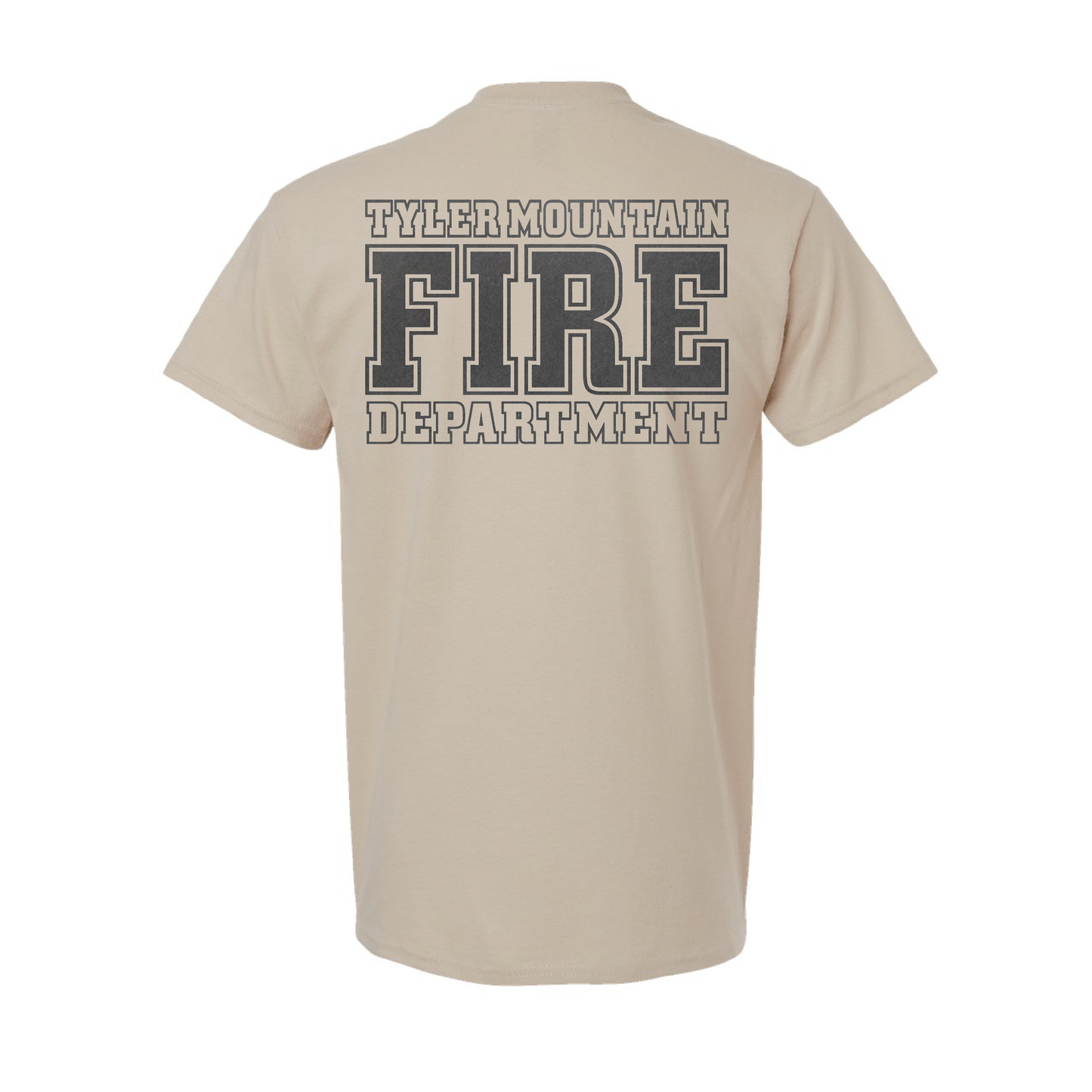 Black Reflective Maltese Cross Block Design, Firefighter T-Shirt