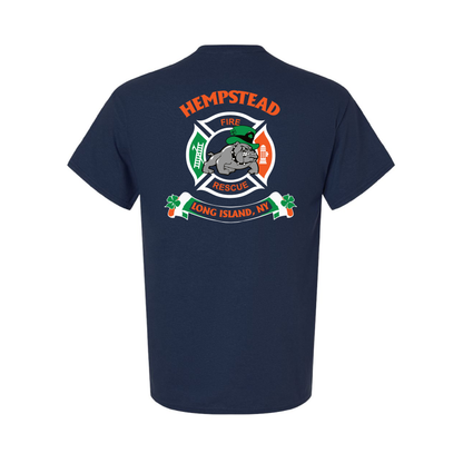 Irish Bulldog Maltese Design, Firefighter T-Shirt
