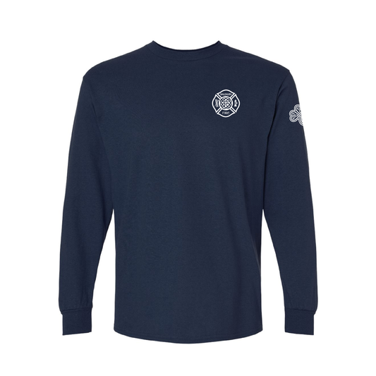 Celtic Cross Design, Firefighter Long Sleeve T-Shirt