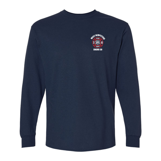 Flag Maltese Axe, Firefighter Long Sleeve Shirt