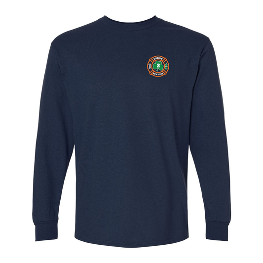 Irish Flag with Slogan Design, Firefighter Long Sleeve T-Shirt