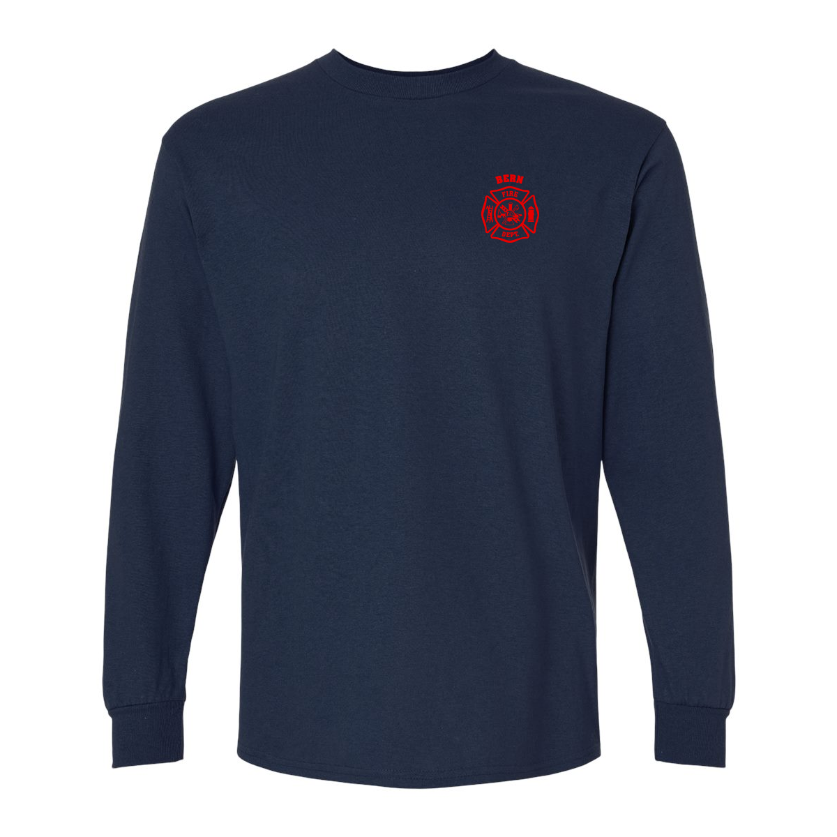 Maltese Cross Design, Firefighter Long Sleeve T-Shirt