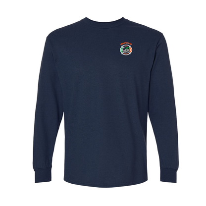 Irish Bulldog Maltese Design, Firefighter Long Sleeve T-Shirt
