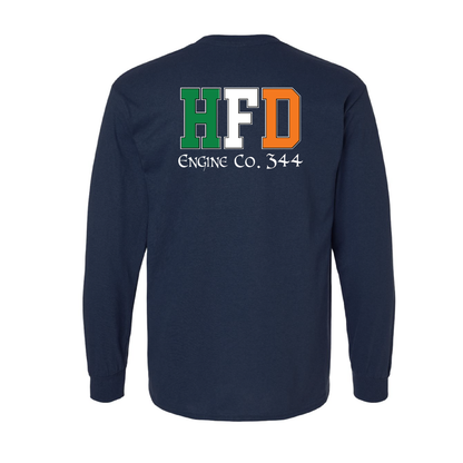 Irish Shield Design, Firefighter Long Sleeve T-Shirt