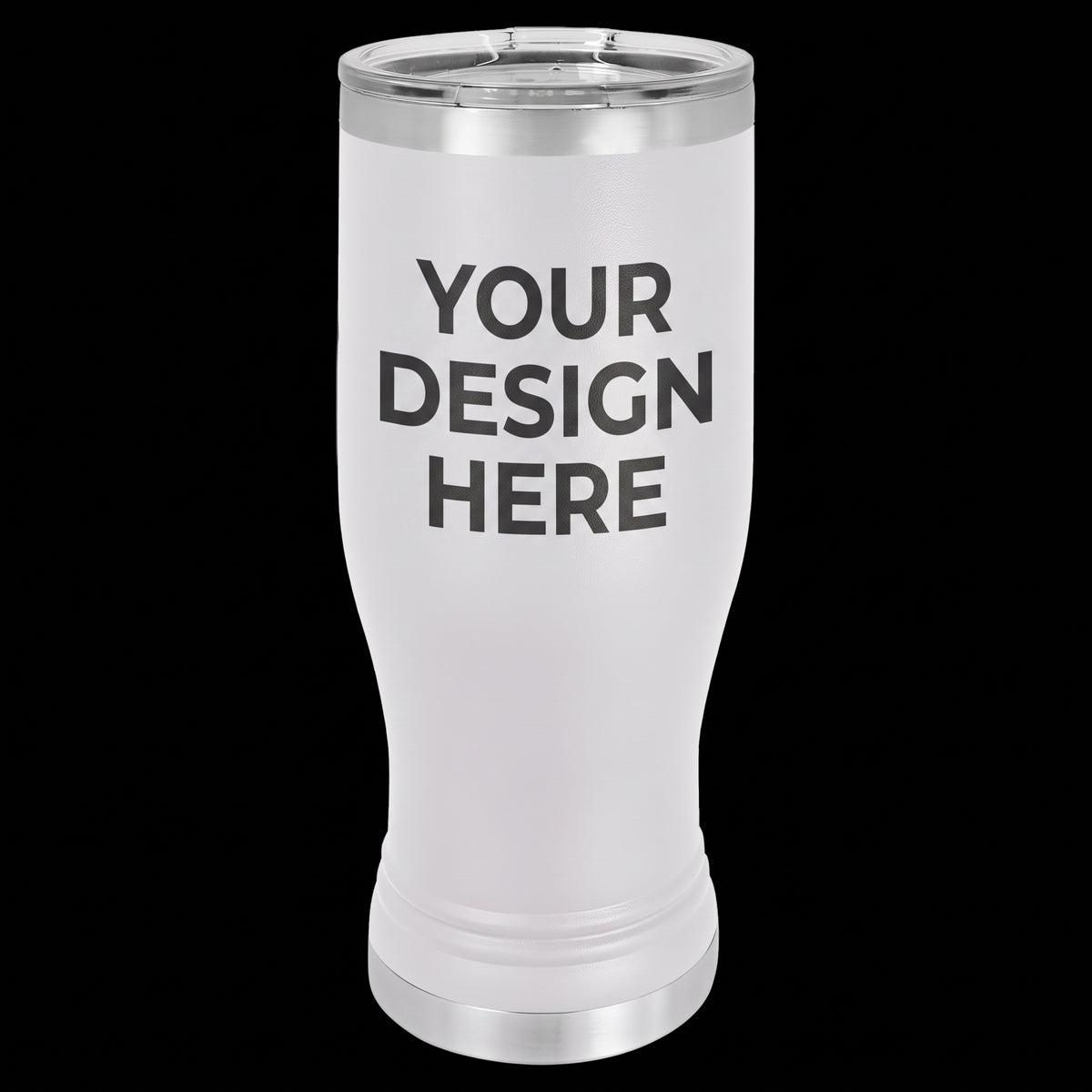 Custom Firefighter 20 Oz Pilsner Tumbler with Maltese Cross