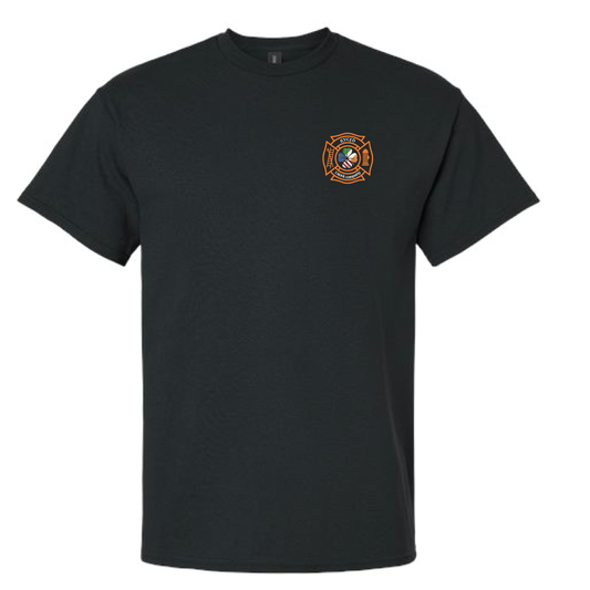 Irish-American Shamrock Design, Firefighter T-Shirt