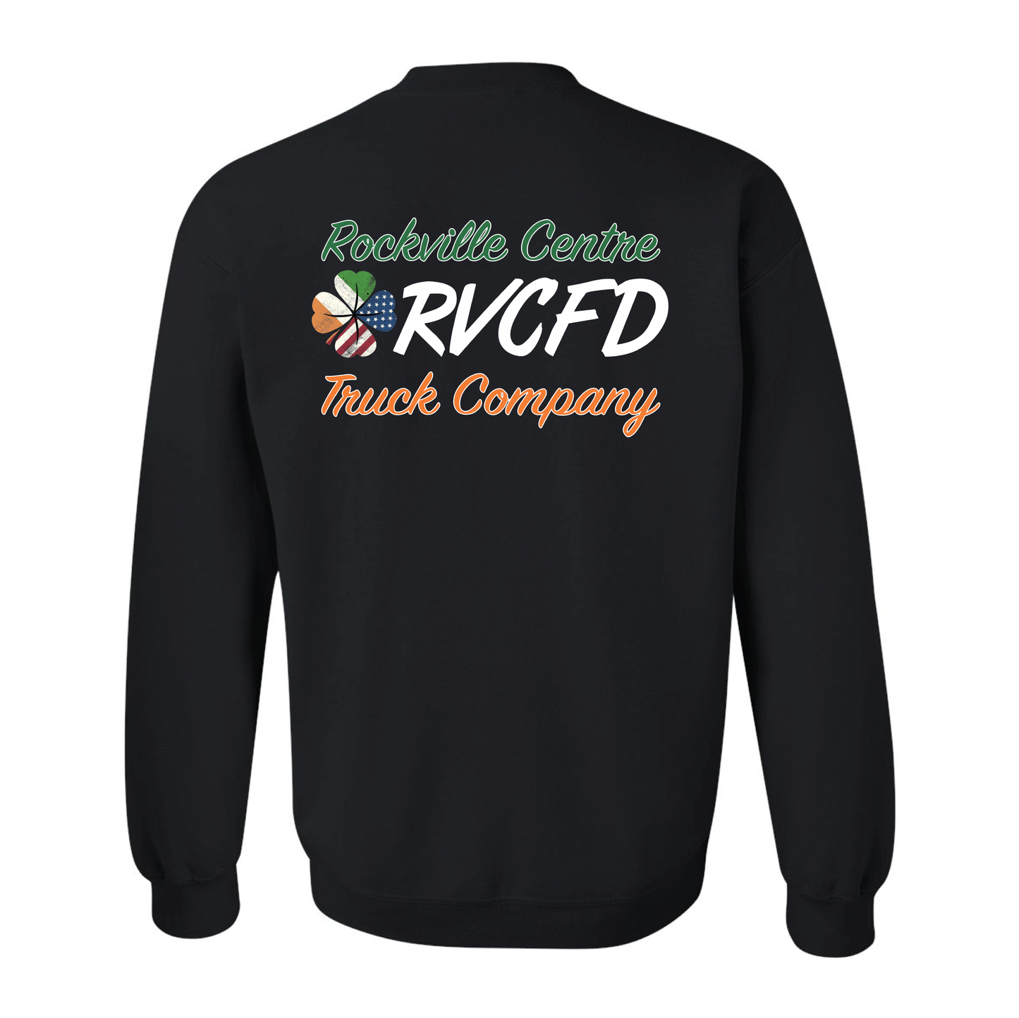 Irish-American Shamrock Design, Firefighter Crewneck