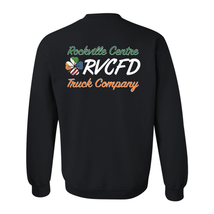 Irish-American Shamrock Design, Firefighter Crewneck