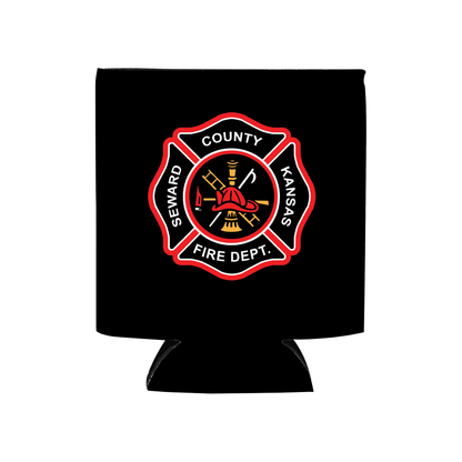 Personalized Classic Red Maltese Cross Can Cooler