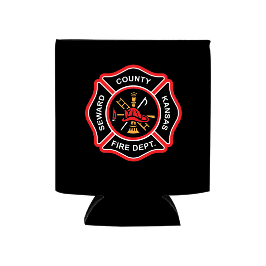 Personalized Classic Red Maltese Cross Can Cooler