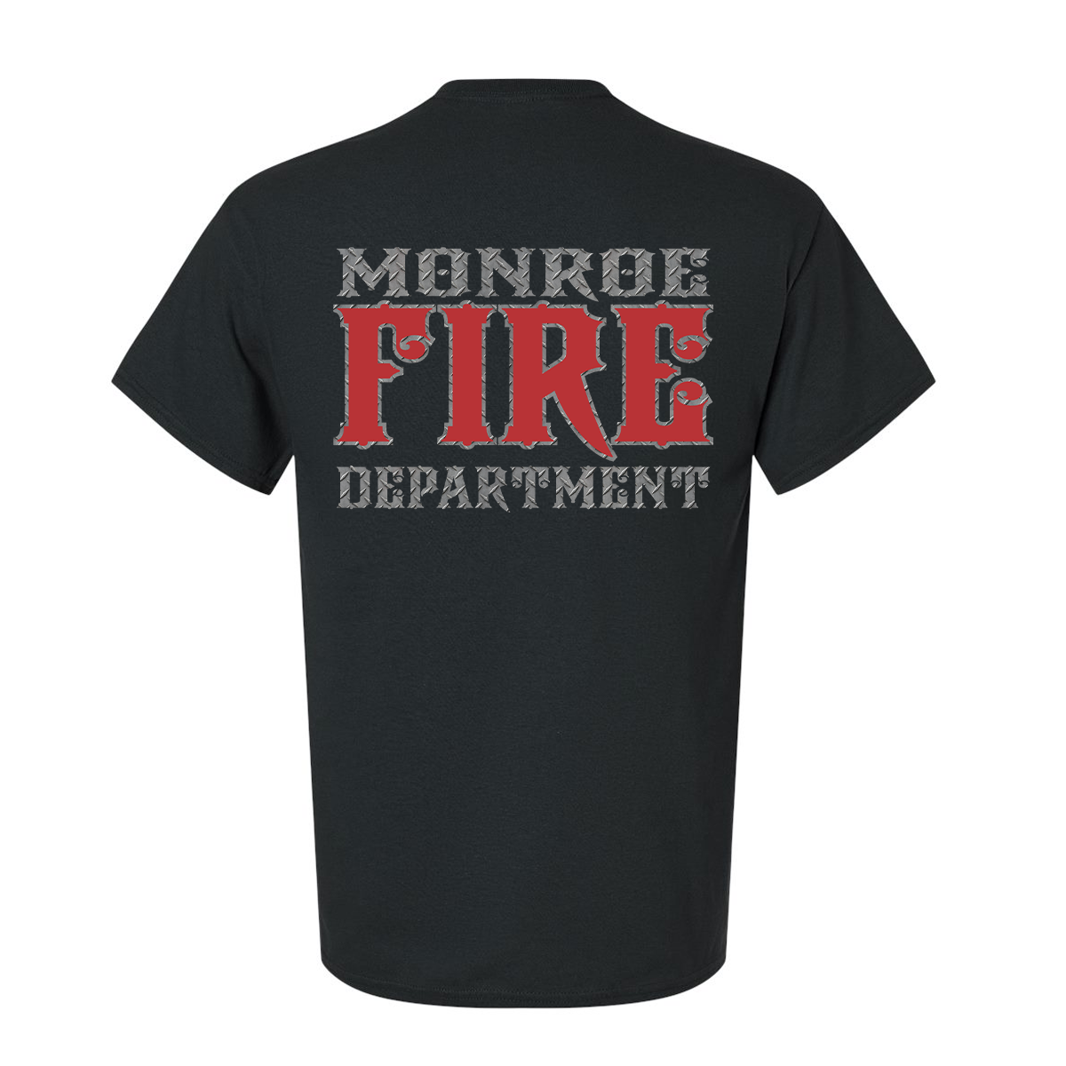 Traditional Diamond Plate Firefighter T-Shirt