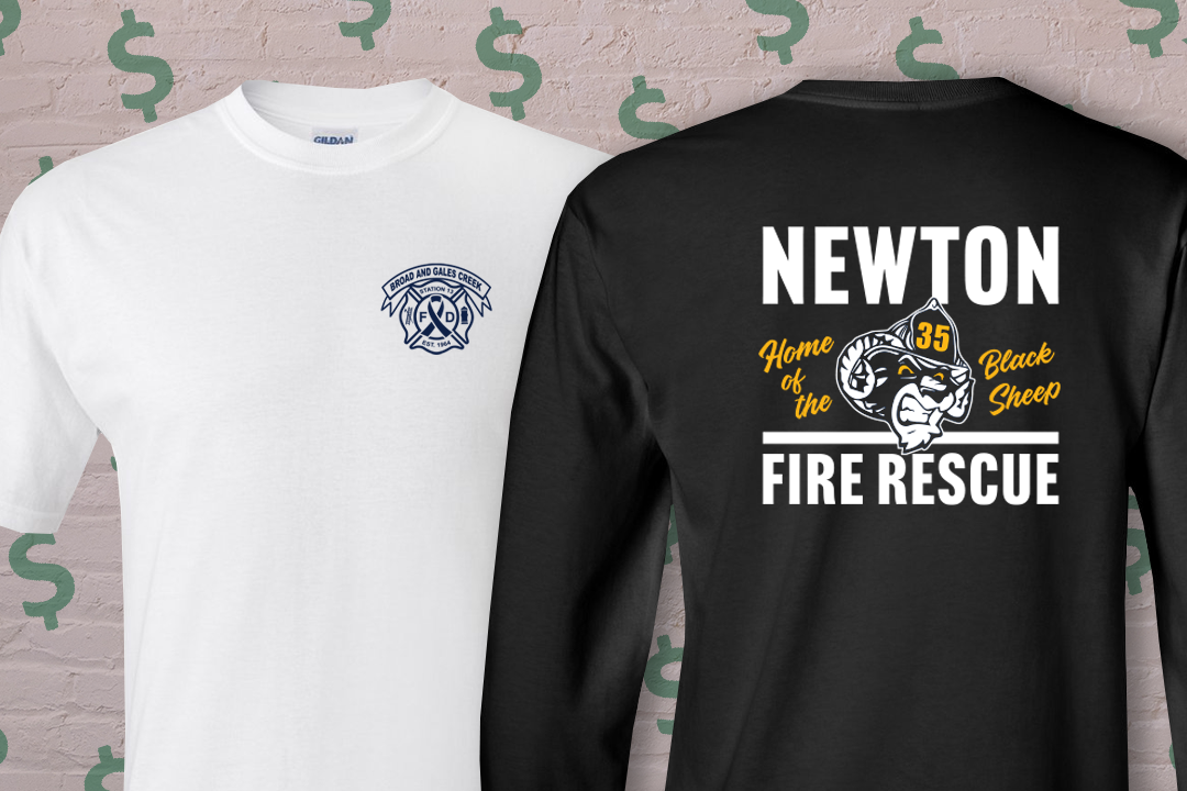 Left Chest FD & EMS Rescue Squad Design