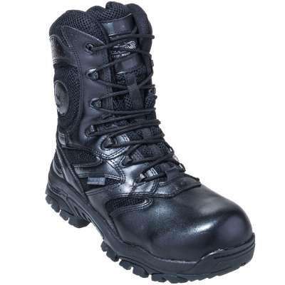 Boots Thorogood 8" Waterproof Side Zip with Composite Safety ToeFire Department Clothing
