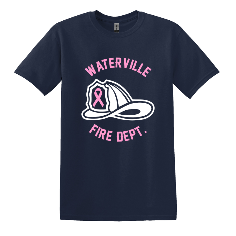 Helmet Ribbon Design, Firefighter T-Shirt – Fire Department Clothing