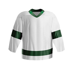 Custom Firefighter Polymesh Two Color Hockey Jersey W/ Number - PM2C - CAD