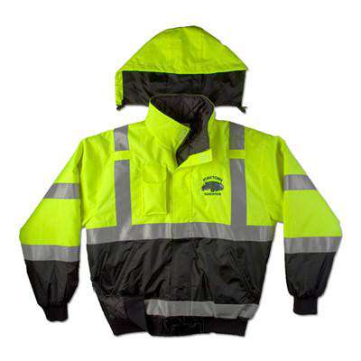 Jacket Hi-Vis Winter Jacket with Hideaway Hood - Game Sportswear - Style 1370Fire Department Clothing