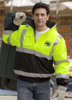 Jacket Hi-Vis Winter Jacket with Hideaway Hood - Game Sportswear - Style 1370Fire Department Clothing