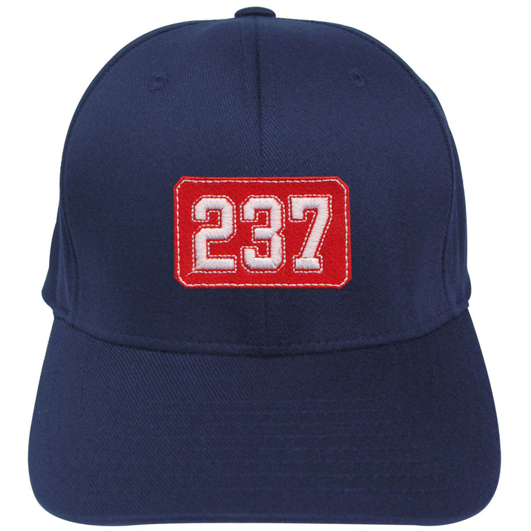 Hat Fire Department Number Shield Flexfit Hat - EMB - Yupoong 6277Fire Department Clothing