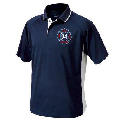 Polo Color Blocked Wicking Polo - Charles River - Style 3810Fire Department Clothing