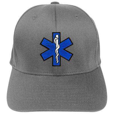 Hat Fire Department Adjustable EMS Velcro Hat - EMB - Port & Co. CP80Fire Department Clothing