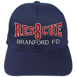 Hat Fire Department Adjustable Rescue Company Velcro Hat - EMB - Port & Co. CP80Fire Department Clothing