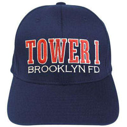Hat Fire Department Tower Company Flexfit Hat - EMB - Yupoong 6277Fire Department Clothing