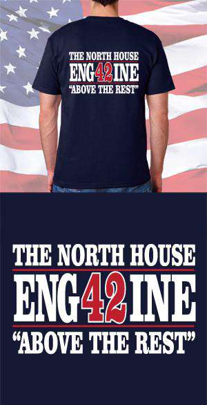 Screen Print Design Bucks County Fire Department Engine Company Back DesignFire Department Clothing