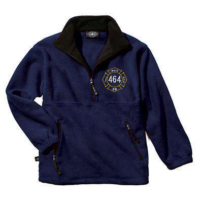 Jacket Adirondack 1/4 Zip Fleece Pullover - Charles River - Style 9501Fire Department Clothing