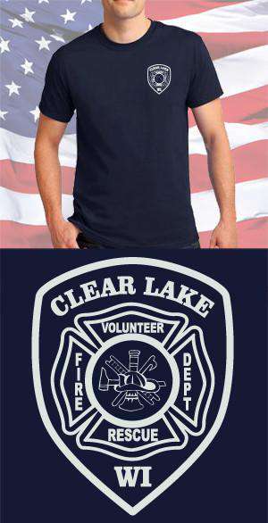 Screen Print Design Clear Lake Fire Department Maltese CrossFire Department Clothing