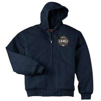 Jacket Duck Cloth Hooded Work Jacket [Tall Sizes] - Cornerstone - Style TLJ763HFire Department Clothing