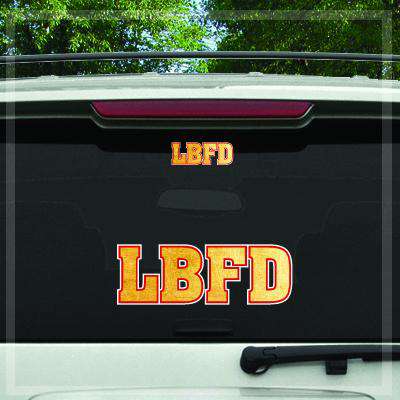 Stickers Custom Digital Gold Foil Fire Department Decal - DIGFire Department Clothing